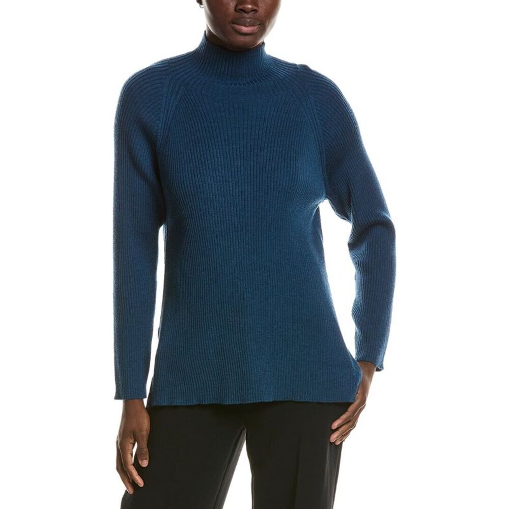 Eileen Fisher Womens Wool Sweater, Blue